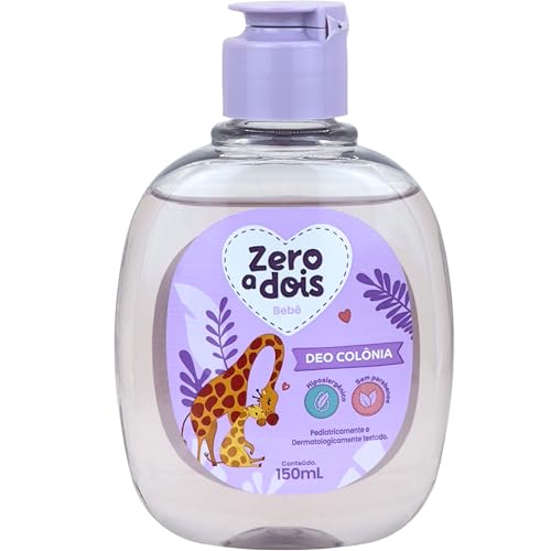 Zero a Dois, Colônia Infantil, Aroma Baby Lavanda, 150ml