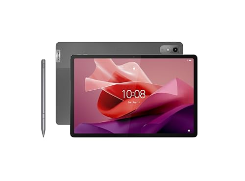 Lenovo Tab P12 - Tablet com tela sensível ao toque expansiva - Tela 3K de 12,7 polegadas - Câmera de 13 MP - 8 GB de memória - Armazenamento UFS de 128 GB - Android 13 - Dolby Atmos - Alto-falantes