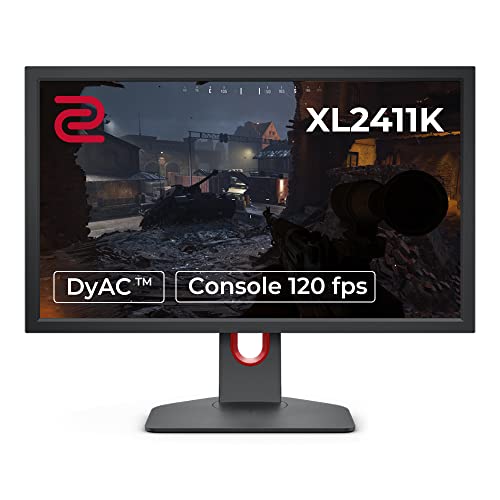 Monitor Gamer BenQ ZOWIE XL2411K para PC com 24", 144Hz, Color Vibrance, Black eQualizer, Conexão Display Port, 120Hz Compatível com PS5 e Xbox série X, Grafite Fosco