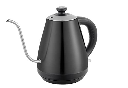 Chaleira Elétrica Pescoço de Ganso, Inox Preta, 110v, Hamilton Beach