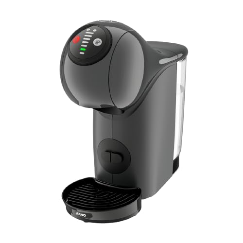 Cafeteira Arno Nescafé Dolce Gusto Genio S Basic Grafite DGS5, Multibebidas, 15 Bars, Função XL, Tanque Removível, Função Eco Mode, 110V